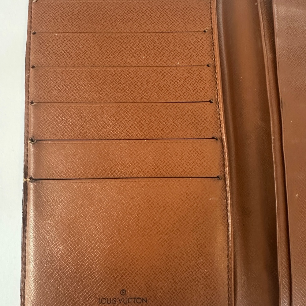 Louis Vuitton Monogram Leather Long Wallet Brown – Made in Spain - Picture 4 of 16